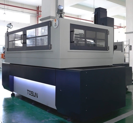 DK77120C Σερβοκινητήρας Μολυβδανίου Wire Cut EDM με 60 βαθμούς κοπή